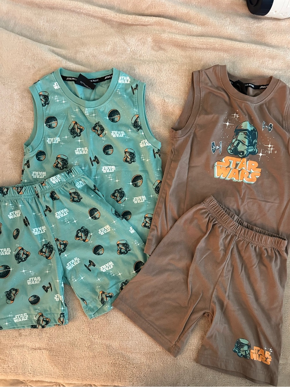 S STAR WARS TANK TOP AND SHORTS SET PAJAMAS